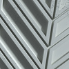 Płyta betonowa na ścianę 3D PB50 1156x600x20, jasny błękit CL06, beton architektoniczny