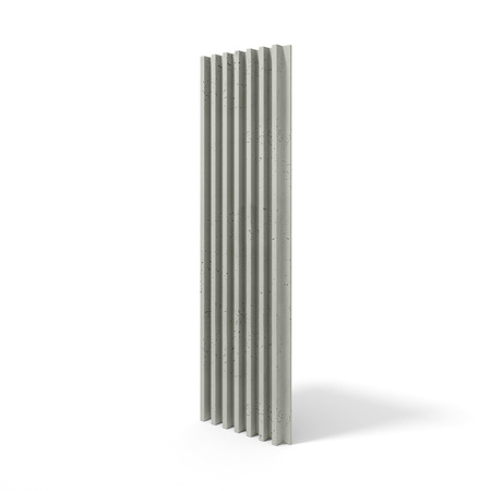 Płyta betonowa na ścianę 3D PB41 1350x380x44, pistacjowy CL08, beton architektoniczny