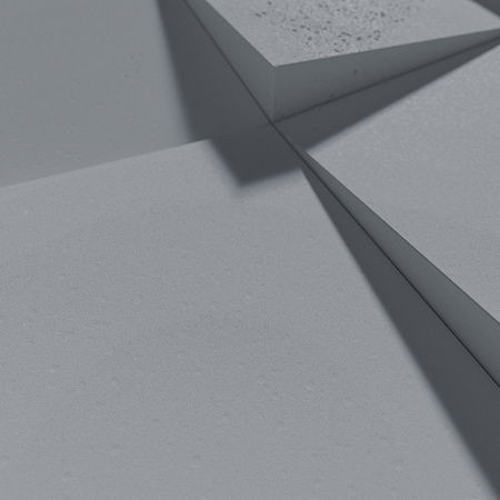 Płyta betonowa na ścianę 3D PB15 600x600x40, antracytowy B08, beton architektoniczny
