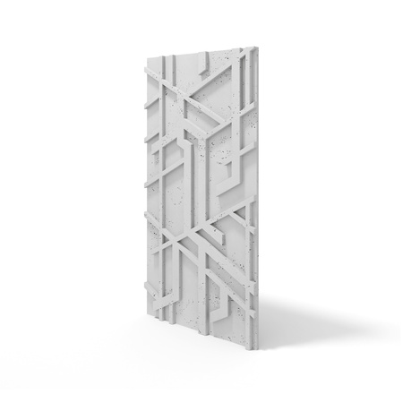 Płyta betonowa na ścianę 3D PB27 1200x600x35, jasnoszary S50, beton architektoniczny