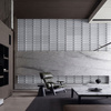 Płyta betonowa na ścianę 3D PB51 800x410x20, szary S96, beton architektoniczny
