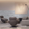 Płyta betonowa na ścianę 3D PB69 5x22,6x2, szary S96, beton architektoniczny
