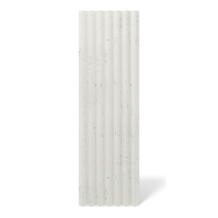 Płyta betonowa na ścianę 3D PB65 1350x480x32, zgaszona biel B0, beton architektoniczny