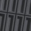 Płyta betonowa na ścianę 3D PB51 800x410x20, czarny B15, beton architektoniczny