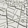 Płyta betonowa na ścianę 3D PB71D 600x600x22, zgaszona biel B0; wzór D, beton architektoniczny