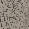 Płyta betonowa na ścianę 3D PB71D 600x600x22, szarobeżowy CL05; wzór D, beton architektoniczny