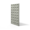 Płyta betonowa na ścianę 3D PB28 1200x600x30, zgaszona zieleń CL09, beton architektoniczny