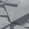 Płyta betonowa na ścianę 3D PB12 600x600x40, szary S96, beton architektoniczny