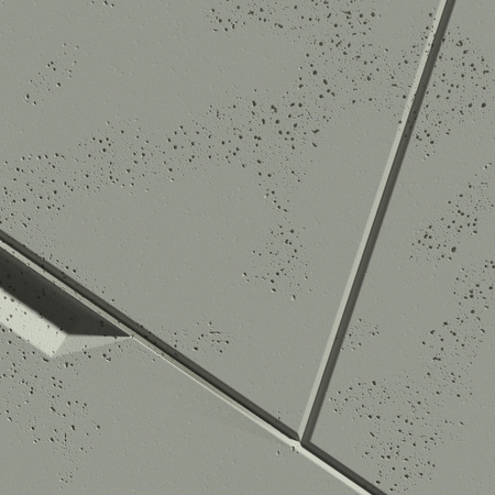Płyta betonowa na ścianę 3D PB18 1200x600x38, zgaszona zieleń CL09, beton architektoniczny