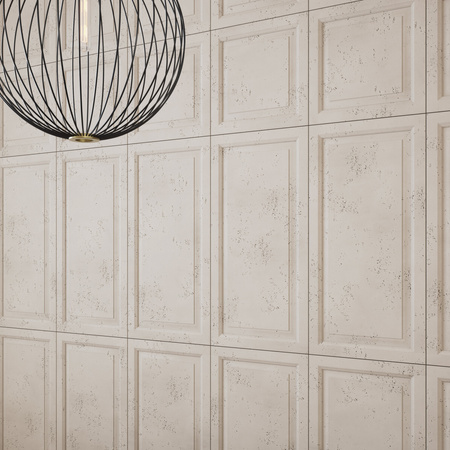 Płyta betonowa na ścianę 3D PB33A 1200x600x30, kaszmirowy CL04; wzór A, beton architektoniczny