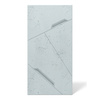 Płyta betonowa na ścianę 3D PB18 1200x600x38, jasny błękit CL06, beton architektoniczny