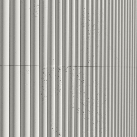 Płyta betonowa na ścianę 3D PB57 1350x460x30, zgaszona biel B0, beton architektoniczny