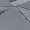 Płyta betonowa na ścianę 3D PB26B 600x600x45, antracytowy B08; wzór B, beton architektoniczny