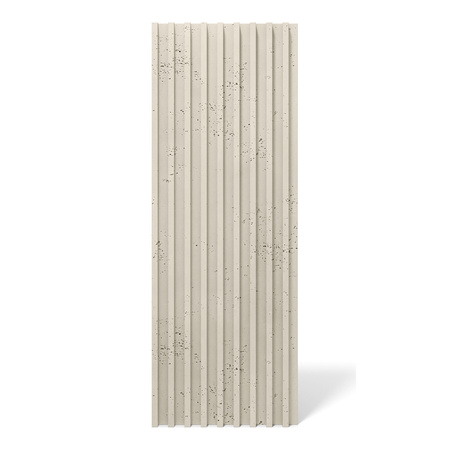 Płyta betonowa na ścianę 3D PB39 1350x490x30, kość słoniowa KS, beton architektoniczny