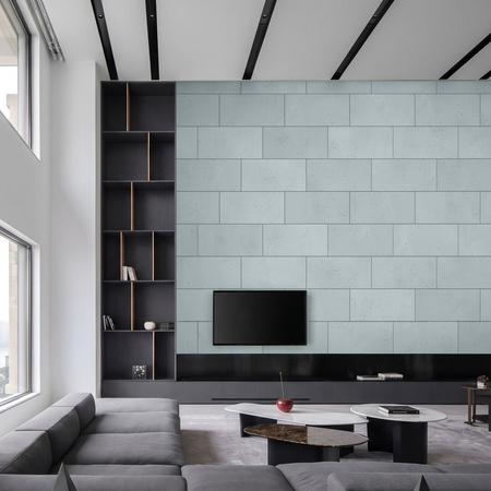 Płyta betonowa na ścianę 2D PA01 600x300x10, jasny błękit CL06, beton architektoniczny