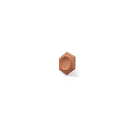 Płyta betonowa na ścianę 3D PB01D 260x300x37, terakota CL01, beton architektoniczny