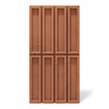 Płyta betonowa na ścianę 3D PB51 800x410x20, terakota CL01, beton architektoniczny