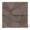 Płyta betonowa na ścianę 3D PB06 600x600x42, czekoladowy CL02, beton architektoniczny