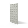Płyta betonowa na ścianę 3D PB28 1200x600x30, pistacjowy CL08, beton architektoniczny
