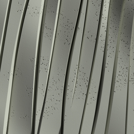 Płyta betonowa na ścianę 3D PB03 1000x500x32, zgaszona zieleń CL09, beton architektoniczny