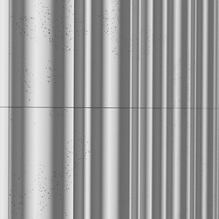 Płyta betonowa na ścianę 3D PB58 1350x560x34, jasnoszary S50, beton architektoniczny
