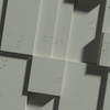 Płyta betonowa na ścianę 3D PB11 1200x600x40, zgaszona zieleń CL09; wzór A, beton architektoniczny