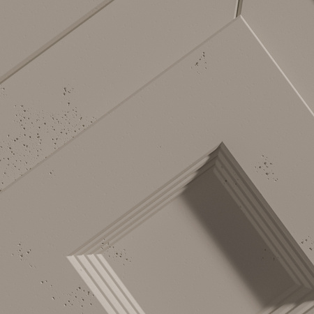 Płyta betonowa na ścianę 3D PB21 1050x600x45, szarobeżowy CL05, beton architektoniczny