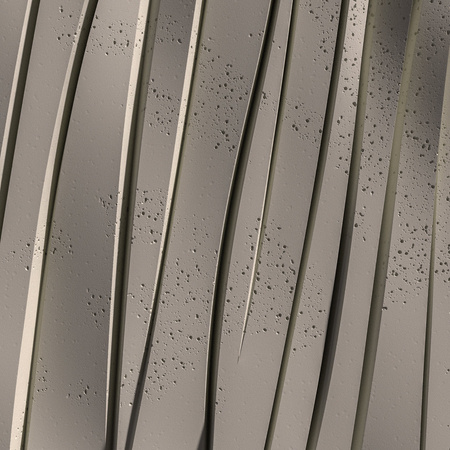 Płyta betonowa na ścianę 3D PB03 1000x500x32, kaszmirowy CL04, beton architektoniczny