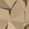 Płyta betonowa na ścianę 3D PB06B 600x600x42, miodowy CL03; wzór B, beton architektoniczny