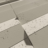 Płyta betonowa na ścianę 3D PB69 5x22,6x2, kość słoniowa KS, beton architektoniczny