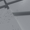 Płyta betonowa na ścianę 3D PB09 1200x600x45, antracytowy B08, beton architektoniczny