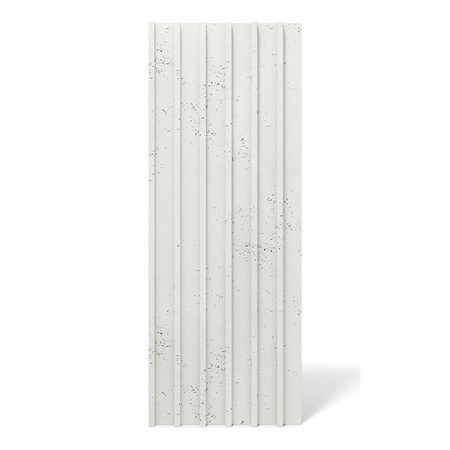 Płyta betonowa na ścianę 3D PB40 1350x510x30, zgaszona biel B0, beton architektoniczny