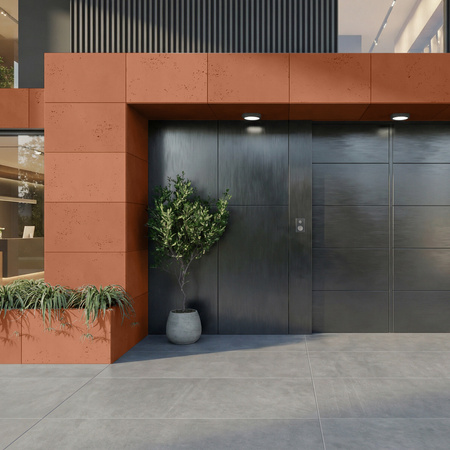 Płyta betonowa na ścianę 2D PA05 900x550x10, terakota CL01, beton architektoniczny