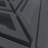 Płyta betonowa na ścianę 3D PB50 1156x600x20, czarny B15, beton architektoniczny