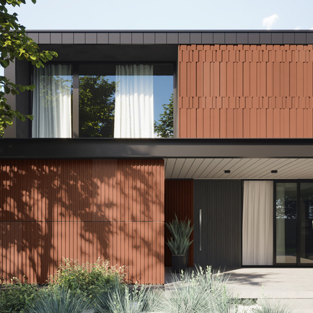 Płyta betonowa na ścianę 3D PB13 1200x600x40, terakota CL01, beton architektoniczny