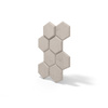 Płyta betonowa na ścianę 3D PB01 975x650x35, kaszmirowy CL04, beton architektoniczny