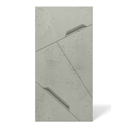 Płyta betonowa na ścianę 3D PB18 1200x600x38, zgaszona zieleń CL09, beton architektoniczny