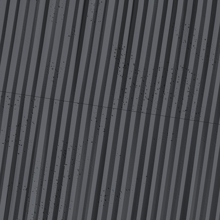 Płyta betonowa na ścianę 3D PB23 1200x600x25, czarny B15, beton architektoniczny