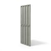 Płyta betonowa na ścianę 3D PB66A 1350x430x22, zgaszona zieleń CL09; wzór A, beton architektoniczny