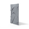 Płyta betonowa na ścianę 3D PB05A 1200x600x48, antracytowy B08, wzór A, beton architektoniczny