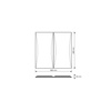 Płyta betonowa na ścianę 3D PB20 600x600x40, miodowy CL03, beton architektoniczny