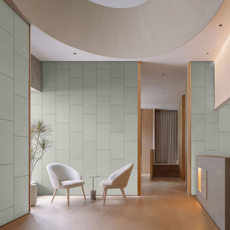 Płyta betonowa na ścianę 2D PA01 600x300x10, pistacjowy CL08, beton architektoniczny