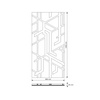 Płyta betonowa na ścianę 3D PB27 1200x600x35, pistacjowy CL08, beton architektoniczny