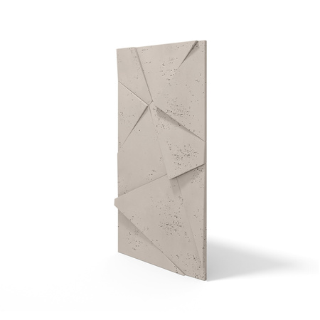 Płyta betonowa na ścianę 3D PB05C 1200x600x48, kaszmirowy CL04, wzór C, beton architektoniczny