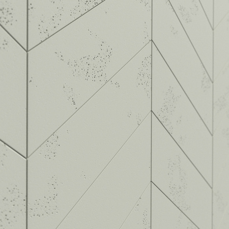 Płyta betonowa na ścianę 3D PB35 455x120x20, pistacjowy CL08, beton architektoniczny