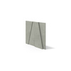 Płyta betonowa na ścianę 3D PB10 600x600x40, zgaszona zieleń CL09, beton architektoniczny