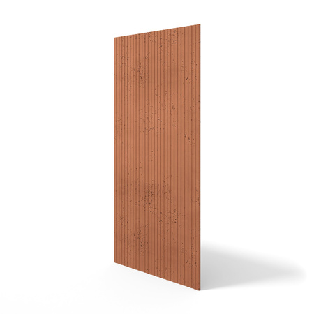 Płyta betonowa na ścianę 3D PB37 1350x600x12, terakota CL01, beton architektoniczny