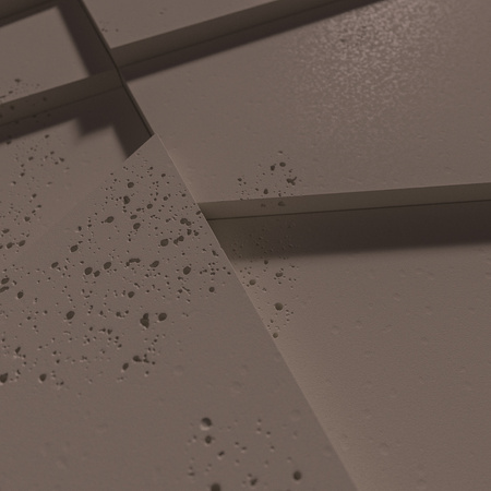Płyta betonowa na ścianę 3D PB09 1200x600x45, czekoladowy CL02, beton architektoniczny