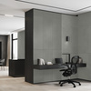 Płyta betonowa na ścianę 3D PB38 1350x480x30, zgaszona zieleń CL09, beton architektoniczny