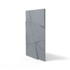 Płyta betonowa na ścianę 3D PB05B 1200x600x48, antracytowy B08, wzór B, beton architektoniczny